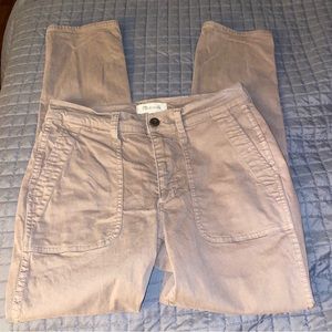 Madewell khaki slacks size 26x27